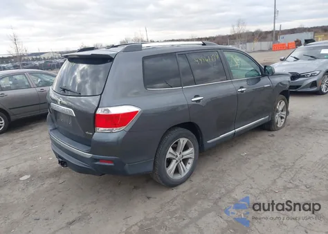 2012 Toyota Highlander Limited V6 z USA, uszkodzony, nr VIN 5TDDK3EH5CS107994